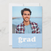 VETTE RETRO PETTEN UIT NAAR HET AFSTUDEERDER FOTO  KAART (Voorkant)