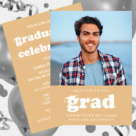 VETTE RETRO PETTEN UIT NAAR HET AFSTUDEERDER FOTO KAART