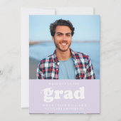 VETTE RETRO PETTEN UIT NAAR HET AFSTUDEERDER FOTO  KAART (Voorkant)