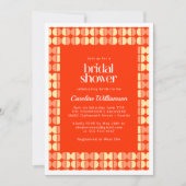 Vette rode Abstracte vormen Modern Vrijgezellenfee Kaart (Voorkant)