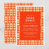 Vette rode Abstracte vormen Modern Vrijgezellenfee Kaart (Voorkant / Achterkant)