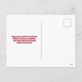 Vette rode en marine patriottische sterren en stre feestdagenkaart (Achterkant)