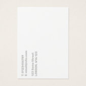 Vette roze en grijze opmaakkaart voor typografie visitekaartje (Achterkant)