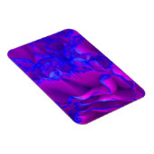 Vette roze Fuschia en blauwe anjer ventilator Magneet (Rechterzijde)