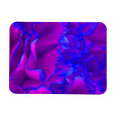 Vette roze Fuschia en blauwe anjer ventilator Magneet (Horizontaal)