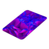 Vette roze Fuschia en blauwe anjer ventilator Magneet (Linkerzijde)
