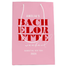 Vette Roze & Rode Meidenavakantie Medium Cadeauzakje