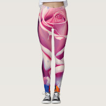 Vette Roze Roos Bloemige Artistieke Boheemse Stijl