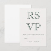 Vette RSVP-kaart RSVP Kaartje (Voorkant / Achterkant)