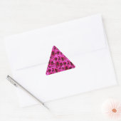 Vette schoonheid: strakke magenta geranium bloemen sticker (Envelop)