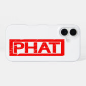 Vette Stempel iPhone 16 Hoesje (Achterkant horizontaal)