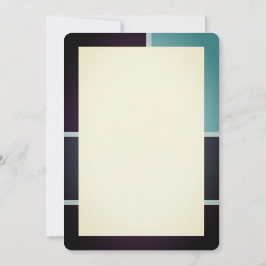 Vette ster van David Bar Mitswa Dank u Bedankkaart (Achterkant)