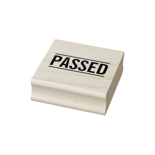 Vette stijl - Geslaagd - Bedrijf/Onderneming Rubberstempel (Stempel)