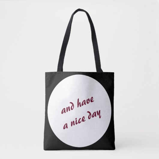 Vette Stip elke Kleur elke Tekst Tote Bag (Voorkant)