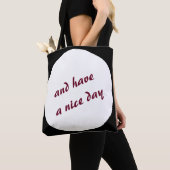 Vette Stip elke Kleur elke Tekst Tote Bag (Dichtbij)