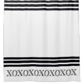 Vette streep geaccentueerd douchegordijn (Voorkant)