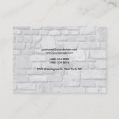 Vette tekst wand Stones Unieke Moderne Professiona Visitekaartje (Achterkant)