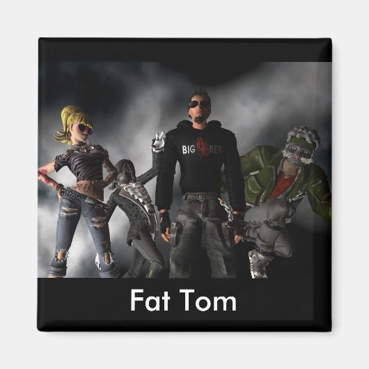 Vette Tom magneet (Voorkant)