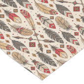 Vette Tribal Feathers Pijlen Tafelloper Etnisch (Hoek)