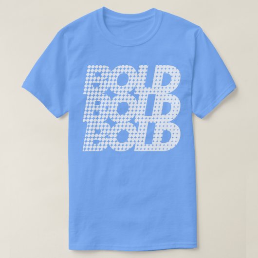 Vette typografie t-shirt (Design voorkant)