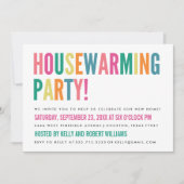 Vette uitnodiging van de partij voor opwarming van (Voorkant)