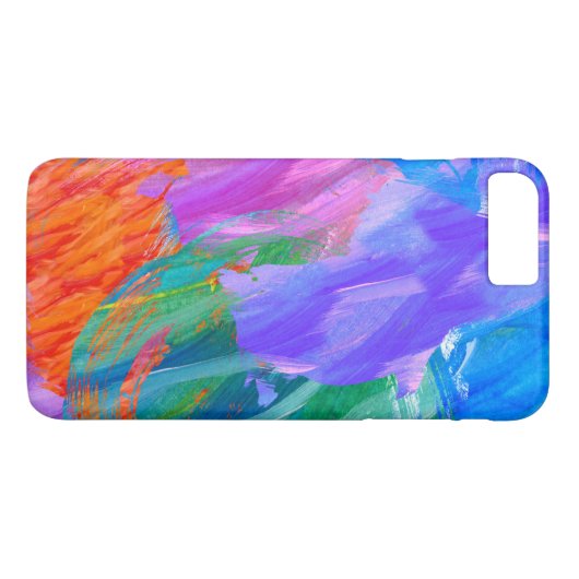 Vette verf Abstract Case-Mate iPhone Case (Achterkant (Horizontaal))
