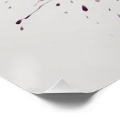 *~* Vette Vlinder Spash Waterverf AP52 Perfect Poster (Hoek)