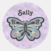 Vette vlinder stickers (Voorkant)