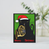 Vette Vrolijke Kerstmis 2017 van New Orleans van Feestdagenkaart (Staand voorkant)