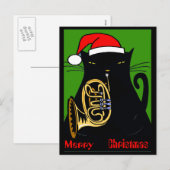 Vette Vrolijke Kerstmis 2017 van New Orleans van Feestdagenkaart (Voorkant / Achterkant)