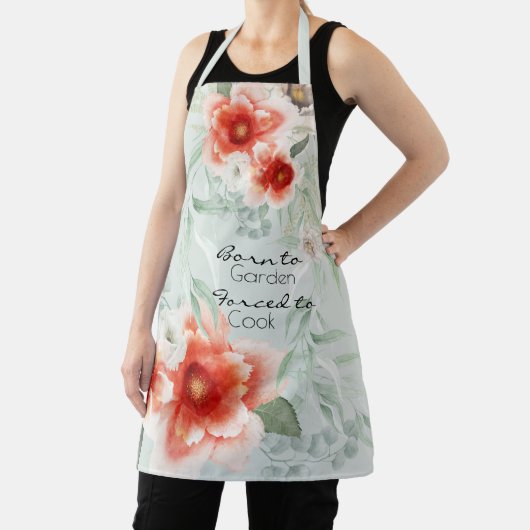 Vette Waterverf pinda's uit de tuin Schort (Insitu)