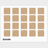 VETTE WHIMISCHE CALLIGRAFIE DANKJE STICKER (Vel)