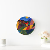 Vette zonsondergang Picasso kunst Ronde Klok (Huis)