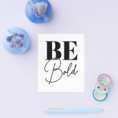 Vette zwarte en witte Motivatie offertes Flyer (Enkel)