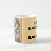 Vette zwarte koffie en zwarte schoonheid koffiemok (Center)