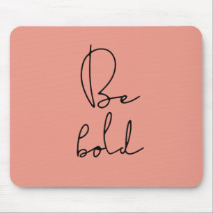 Vette zwarte lettertype muismat