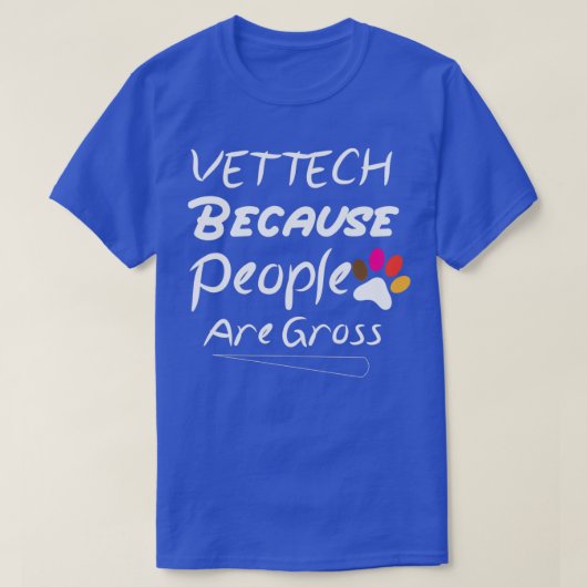 vettechnologie omdat mensen grof zijn t-shirt (Design voorkant)