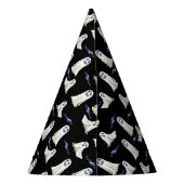 Vetten en geesten Pattern Halloween Birthday Party Feesthoedjes (Achterkant)