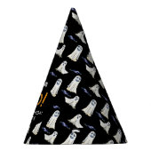 Vetten en geesten Pattern Halloween Birthday Party Feesthoedjes (Rechts)