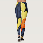 Vetten en pompoenen leggings (Achterkant)