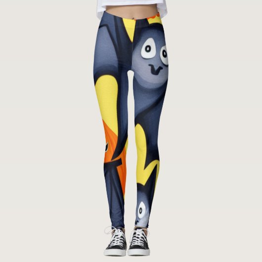 Vetten en pompoenen leggings (Voorkant)