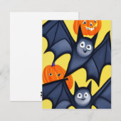 Vetten en pompoenen notitiekaartje (Voorkant / Achterkant)