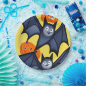 Vetten en pompoenen papieren bordje (Feest)