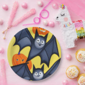 Vetten en pompoenen papieren bordje (Feest)