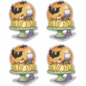 Vetten en pompoenen sticker (Voorkant)