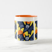 Vetten en pompoenen tweekleurige koffiemok (Center)