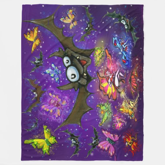 Vetten Fleece Deken (Voorkant)