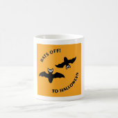 Vetten naar Halloween Oranje Square Koffiemok (Center)