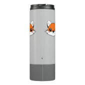 Vetten op grijs thermosbeker (Achterkant)