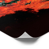 Vetten op zonsondergang poster (Hoek)